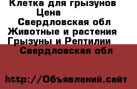 Клетка для грызунов › Цена ­ 2 300 - Свердловская обл. Животные и растения » Грызуны и Рептилии   . Свердловская обл.